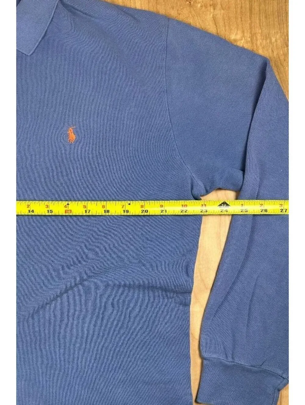 Vintage 90s Polo Ralph Lauren polo shirt large long sleeve 100% cotton preppy